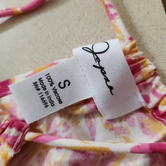 NWT Japna Feminine Floral Crop Top‎ Size S - Picture 5 of 5